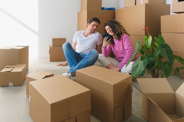 Surrounded by Boxes