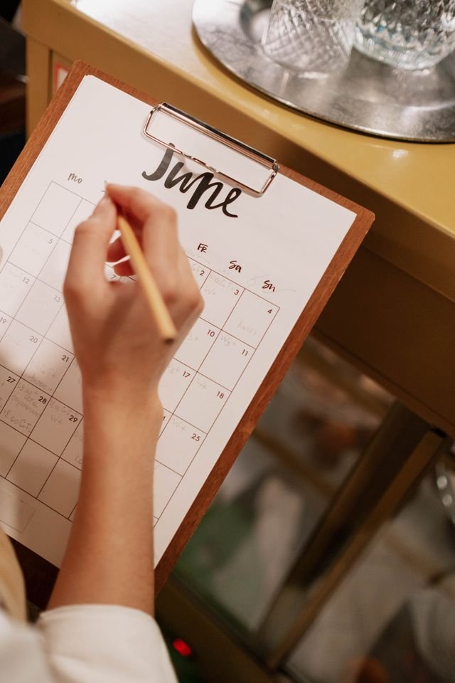 Writing to-do list