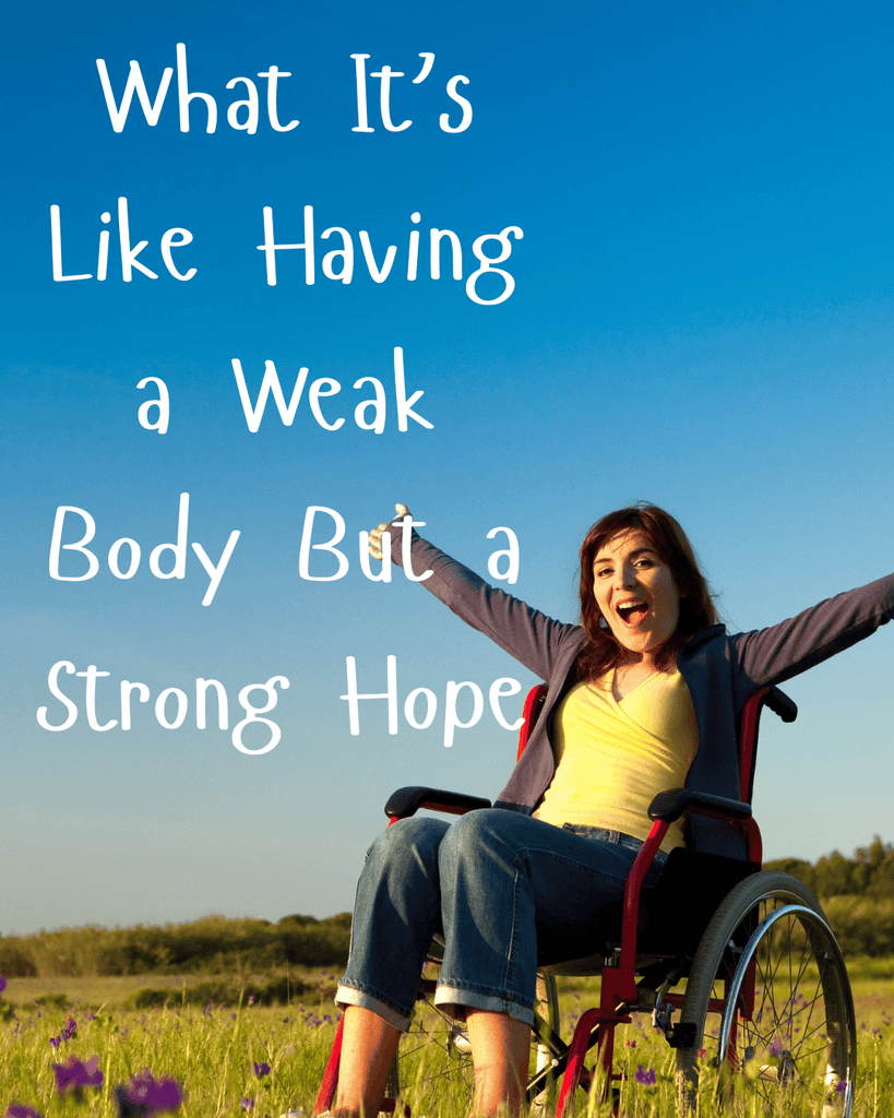 Girl in wheelchair happy